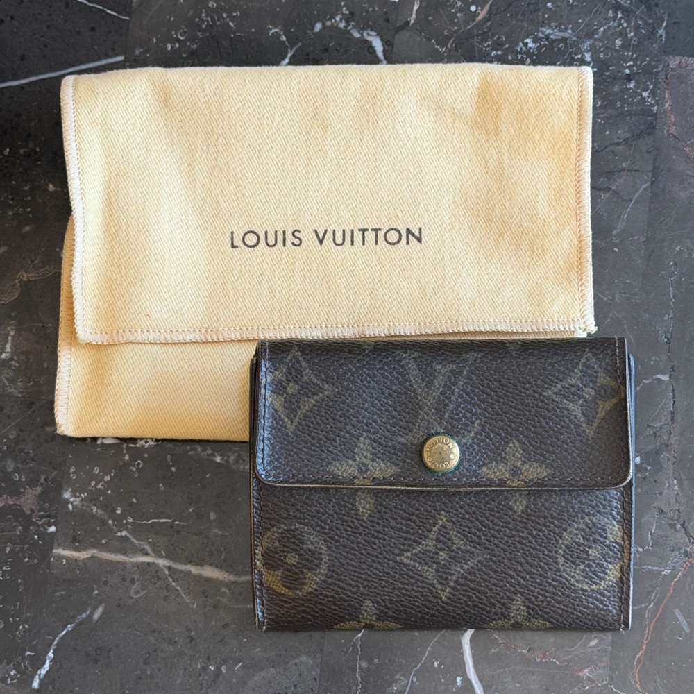 Louis Vuitton Monogram Wallet - Brown and Gold